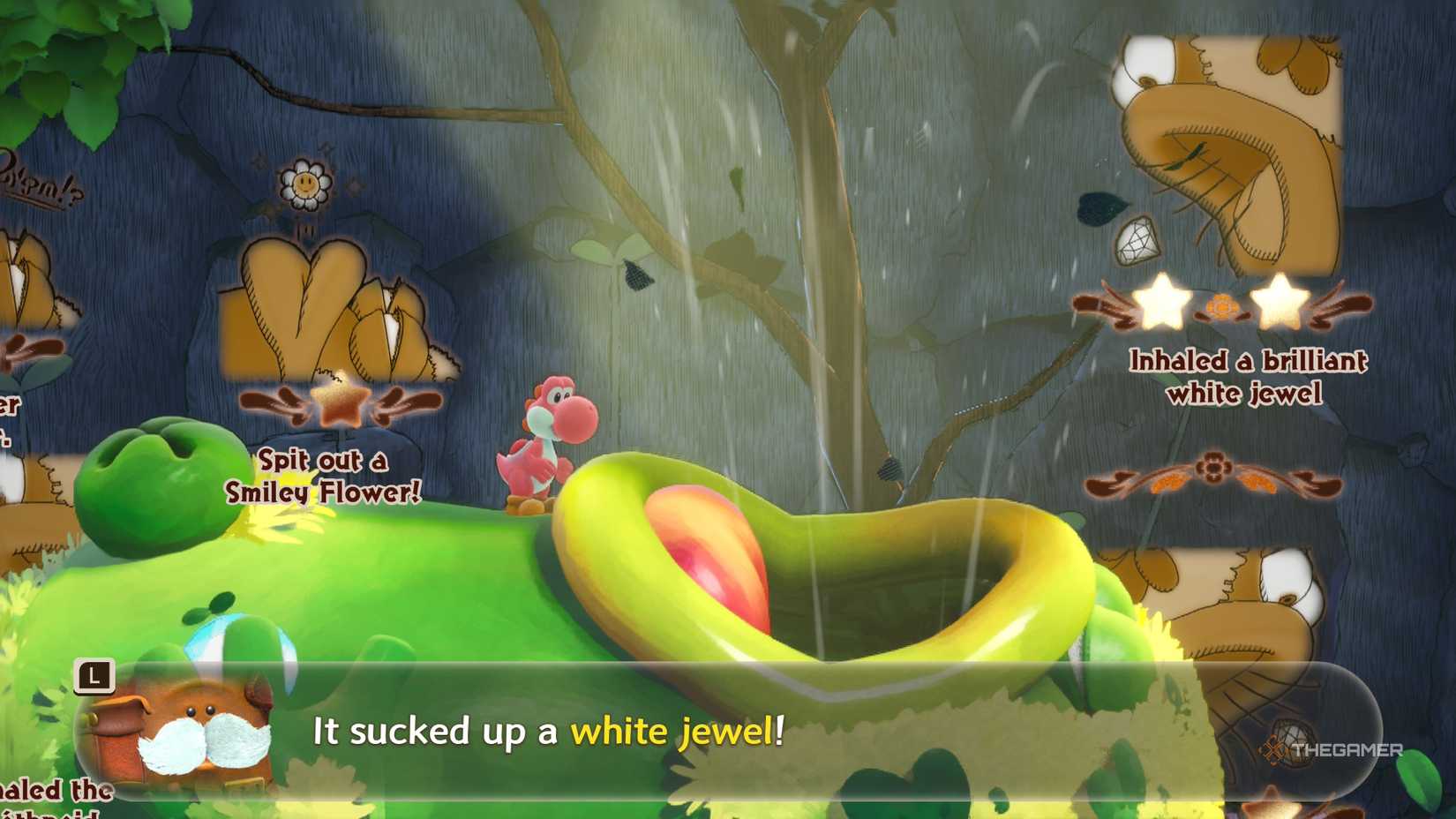 Several discoveries are made with Thudd in Yoshi and the Mysterious Book.