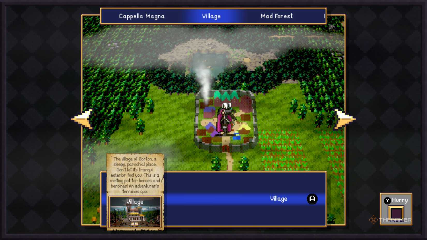 Porta Ladonna in Vampire Crawlers on the village map.