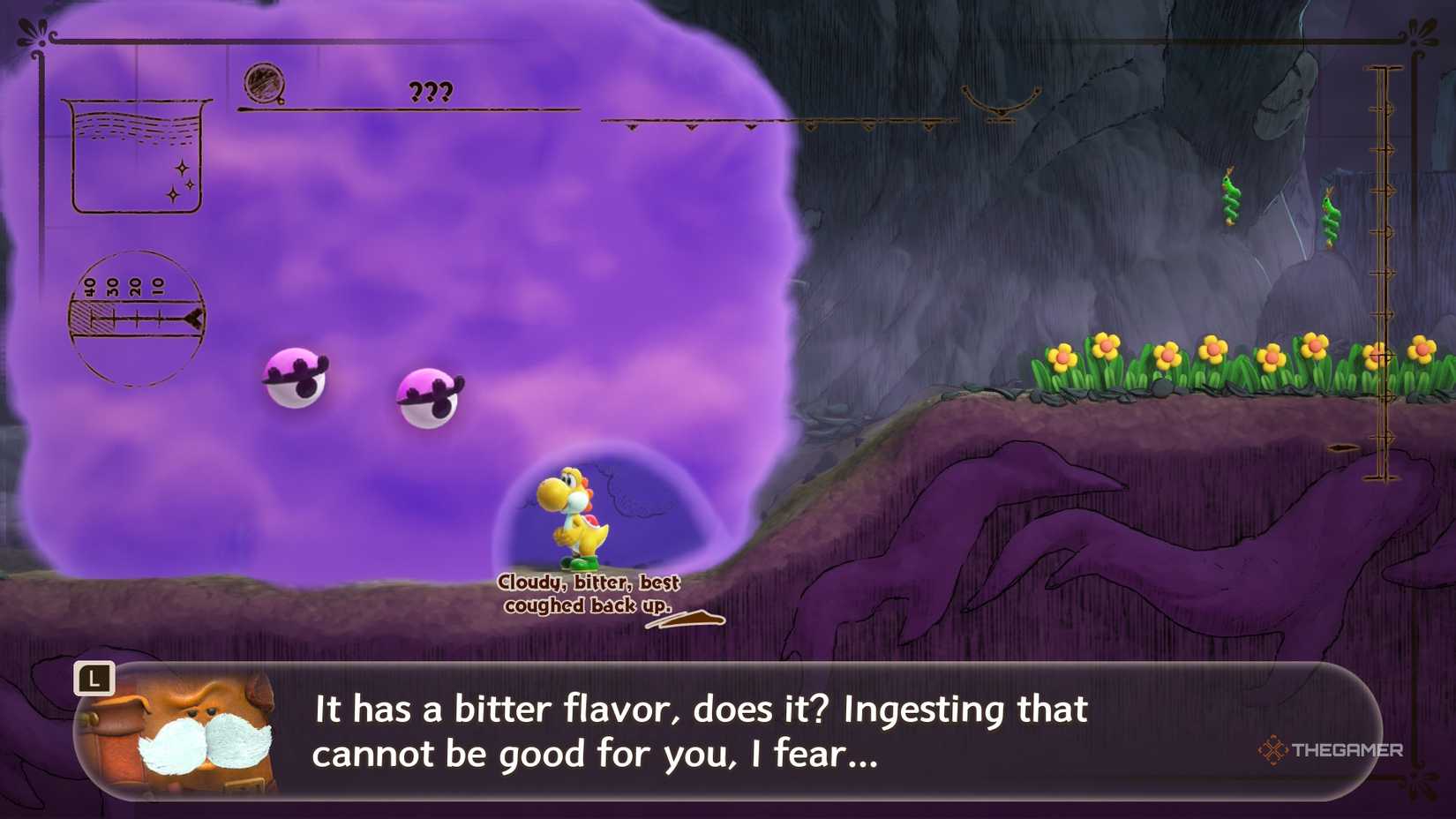 Mr. E talks about the Billeau flavor in Yoshi and the Book of Secrets.