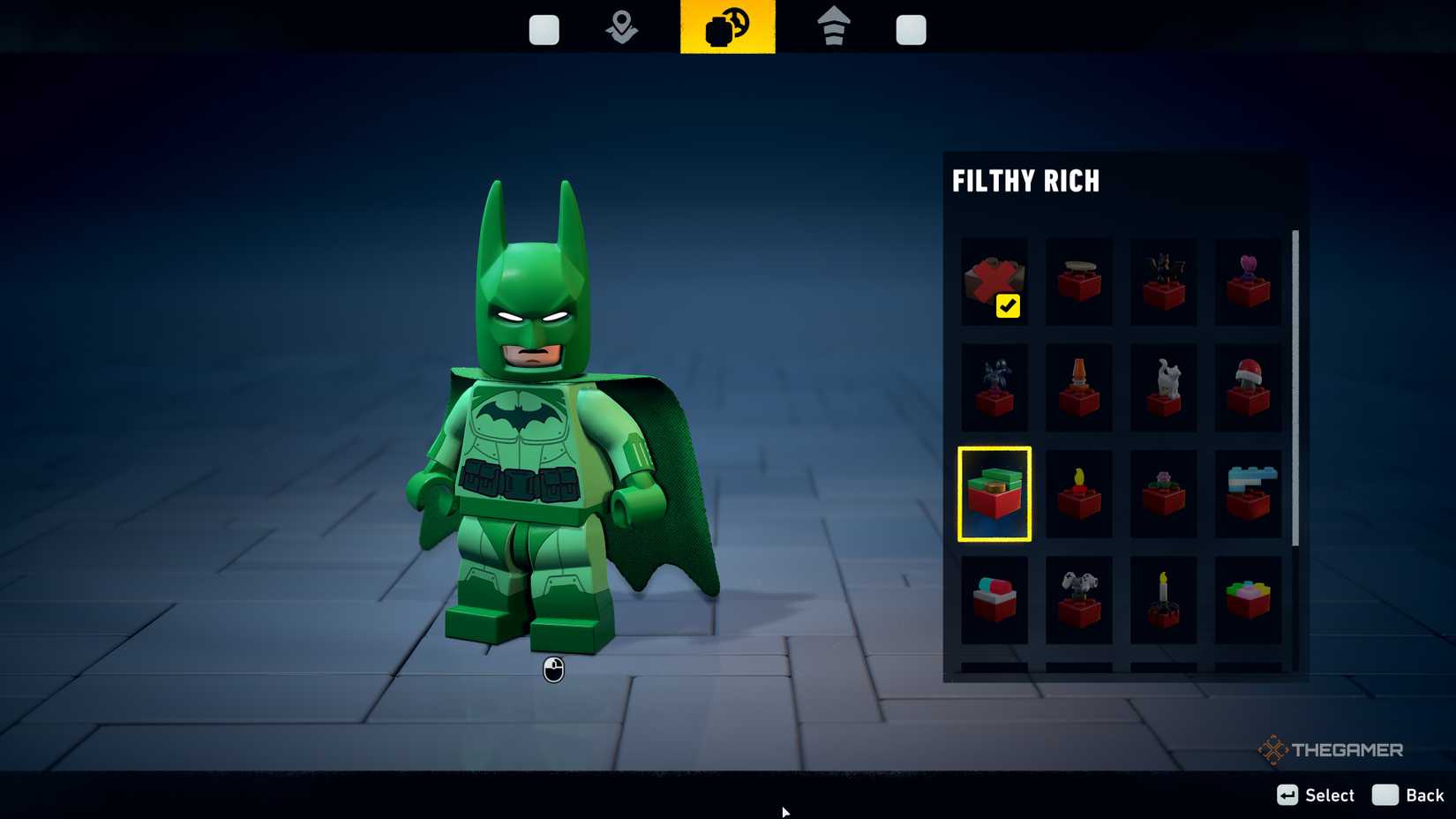 Lego Batman with a Filthy Rich Color Palette.