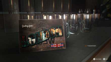 A player getting all the postcard collectibles in 007 First Light.