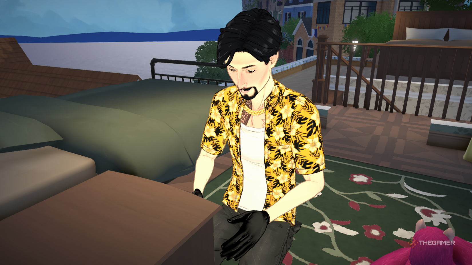 A Para that looks like Majima in Paralives.