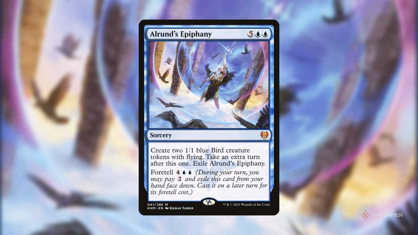 Alund's Epiphany MTG card.
