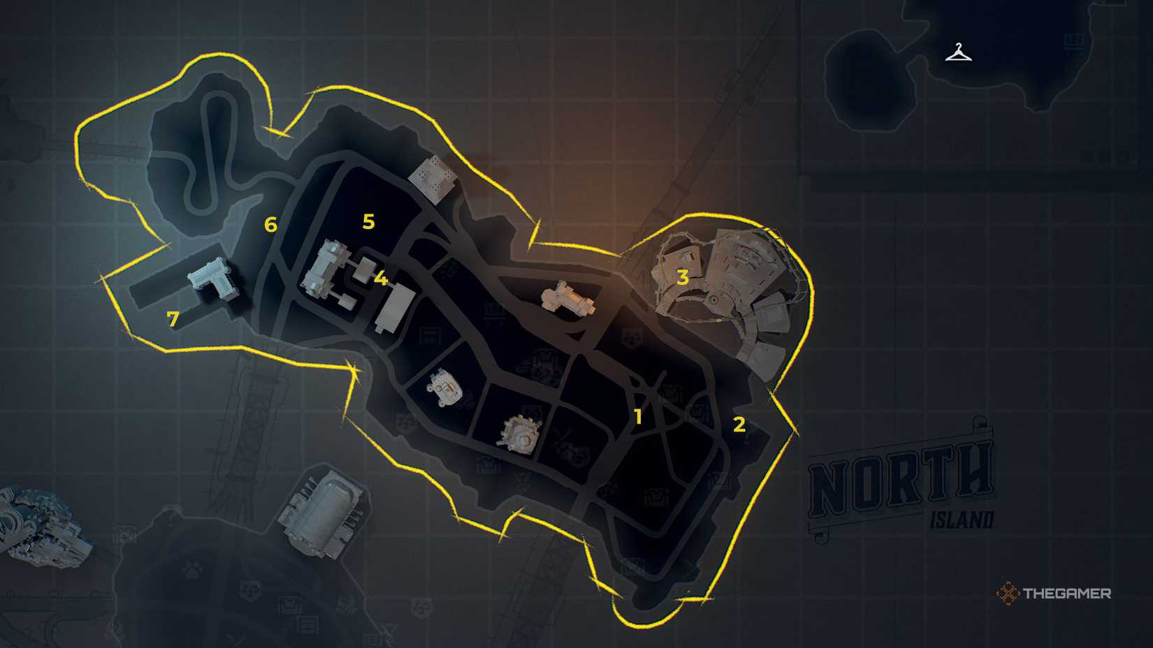 A fun mile map with bat symbols labeled with numbers.