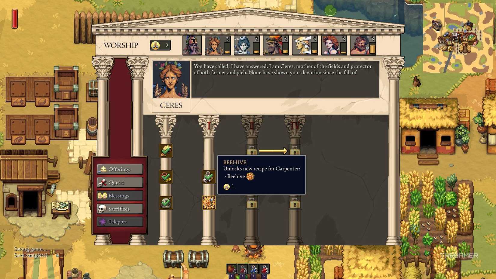Unlock Hive in Romestead.