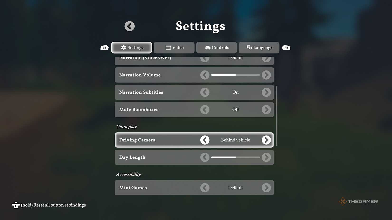 Outbound camera settings.
