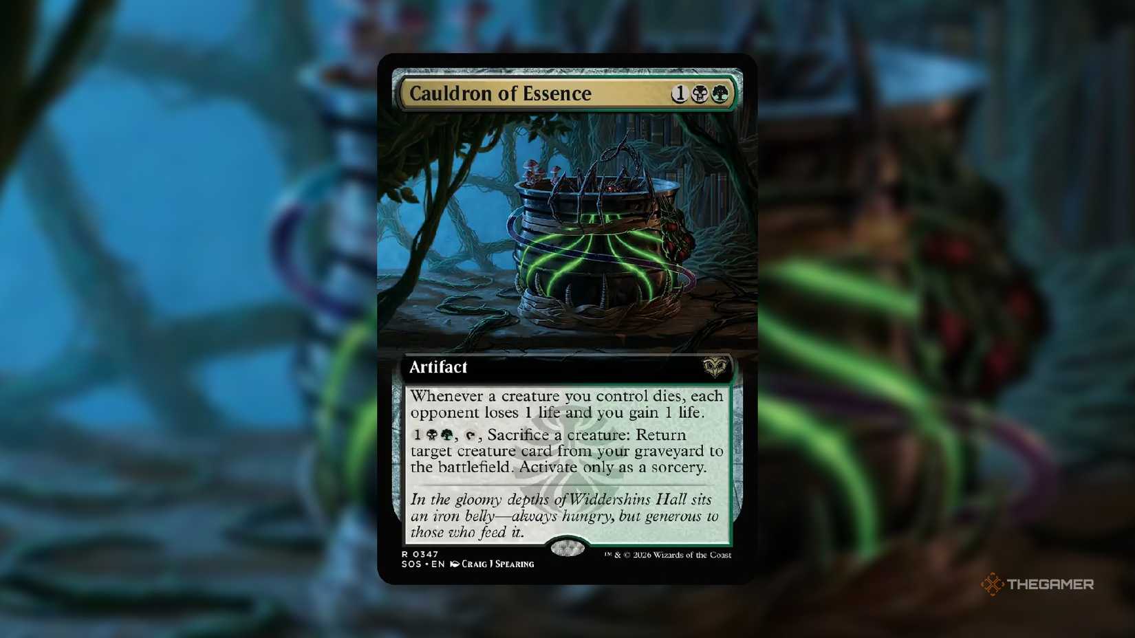Cauldron of Essence MTG Withering Flower Strixhaven Card Secrets.