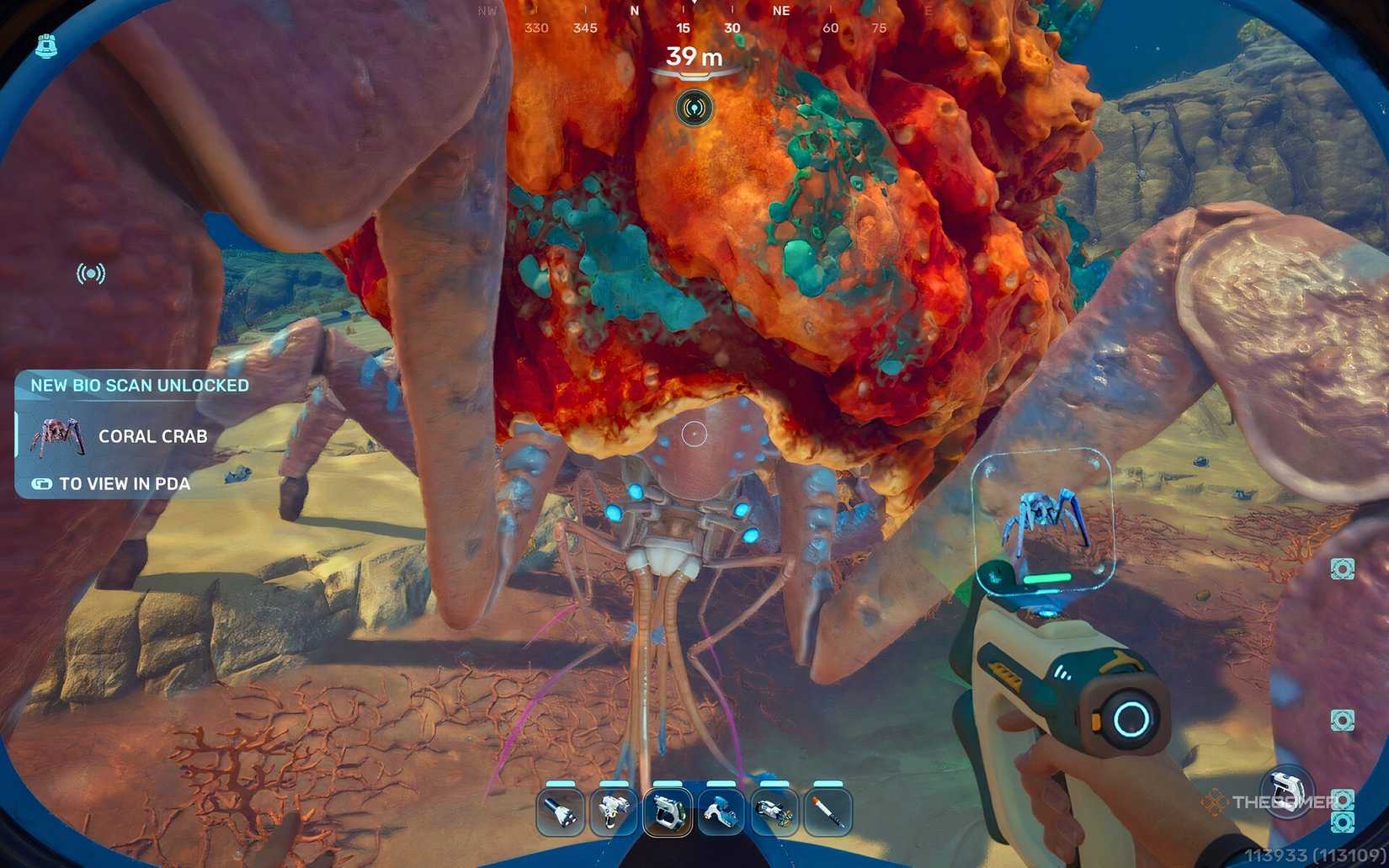 Coral Crab in Subnautica 2.