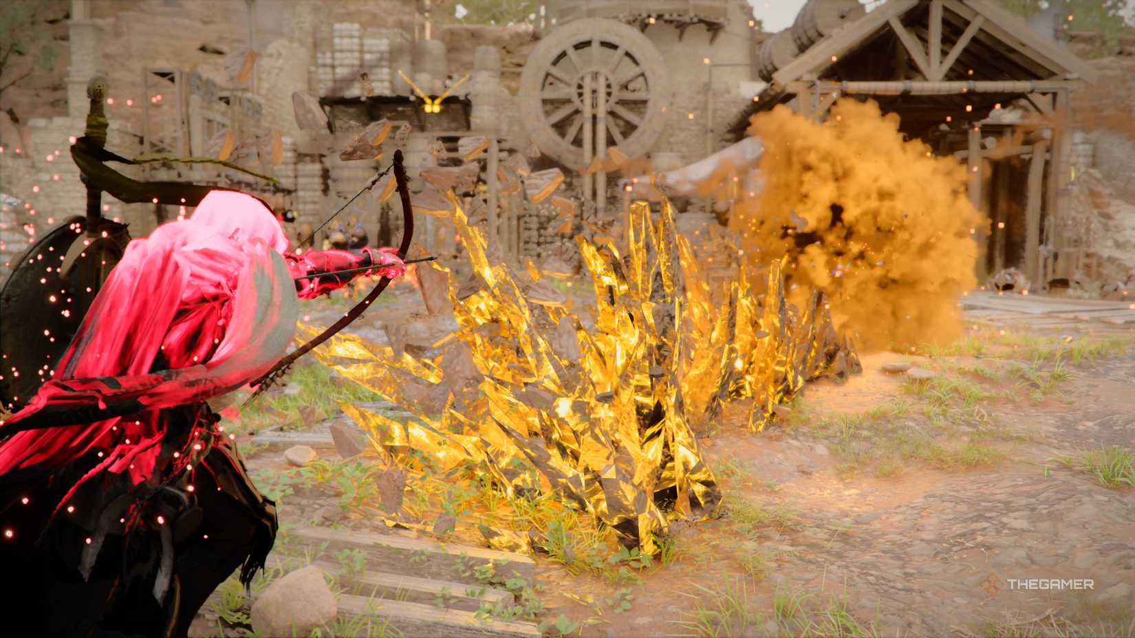 Marni's Machina Knight ground assault took place in the Crimson Desert.