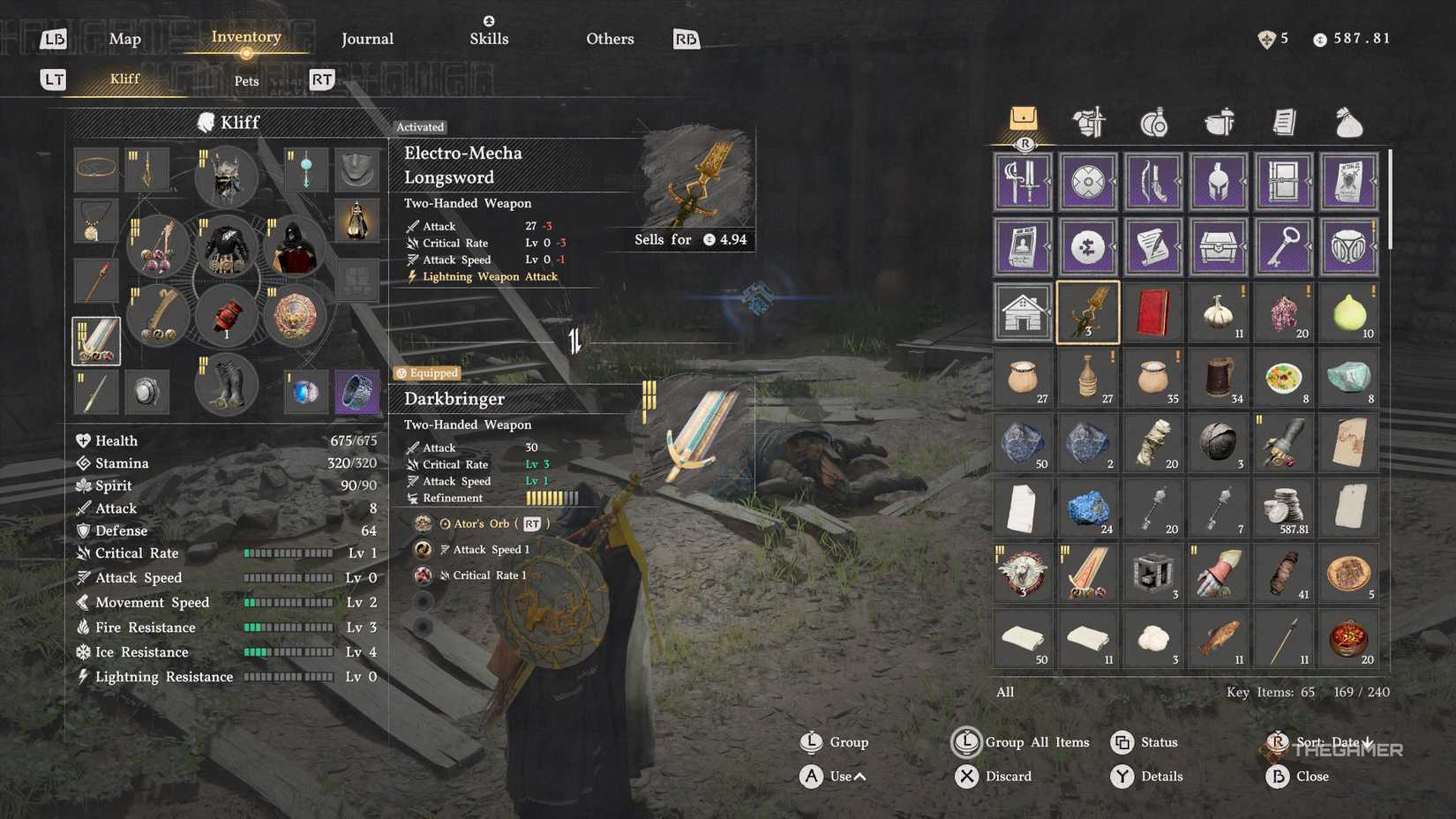 This is a reward for the Marni Machina Knight of the Crimson Desert.