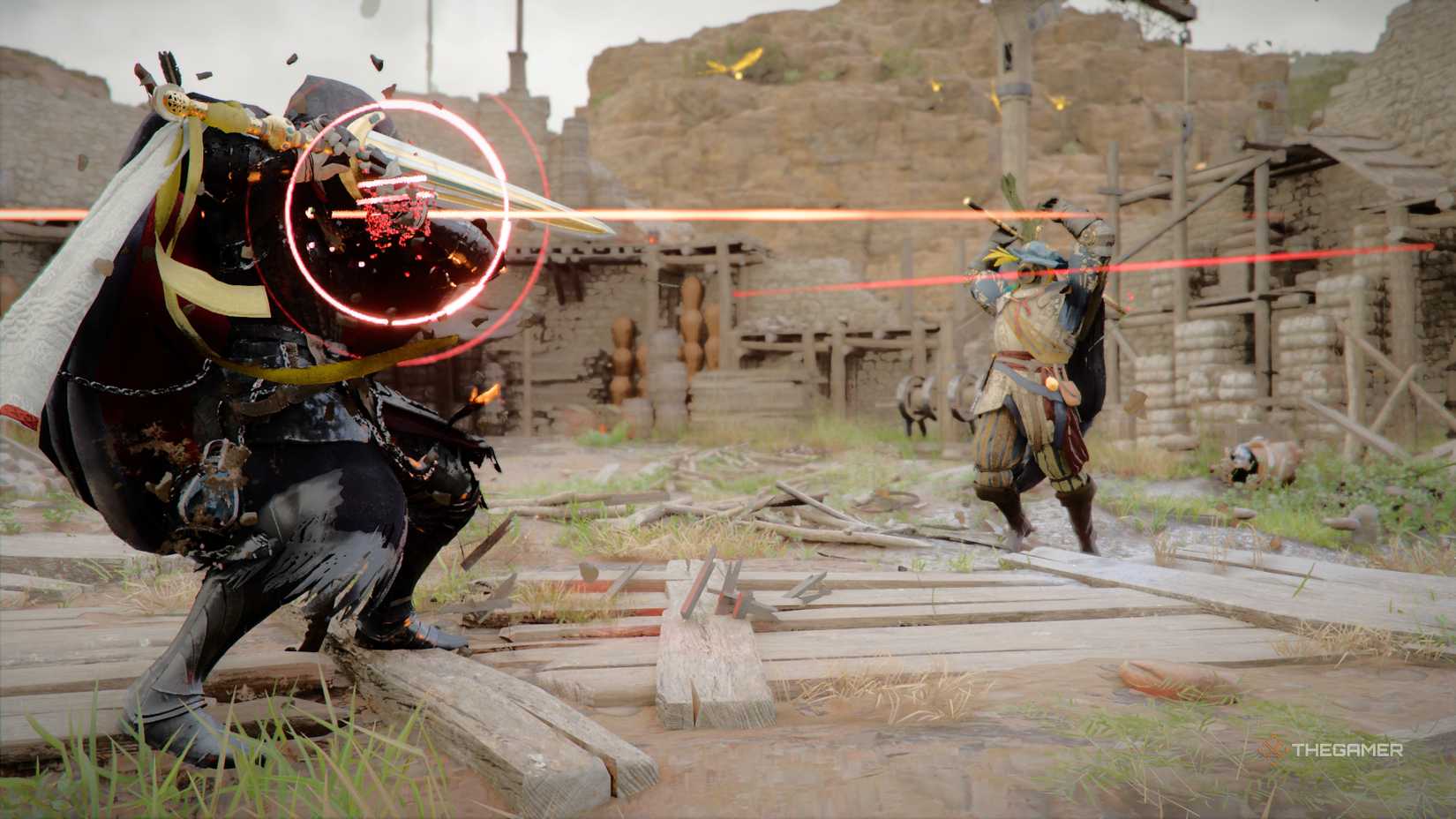 The unstoppable attack of Marni's Machina Knight in the Crimson Desert.