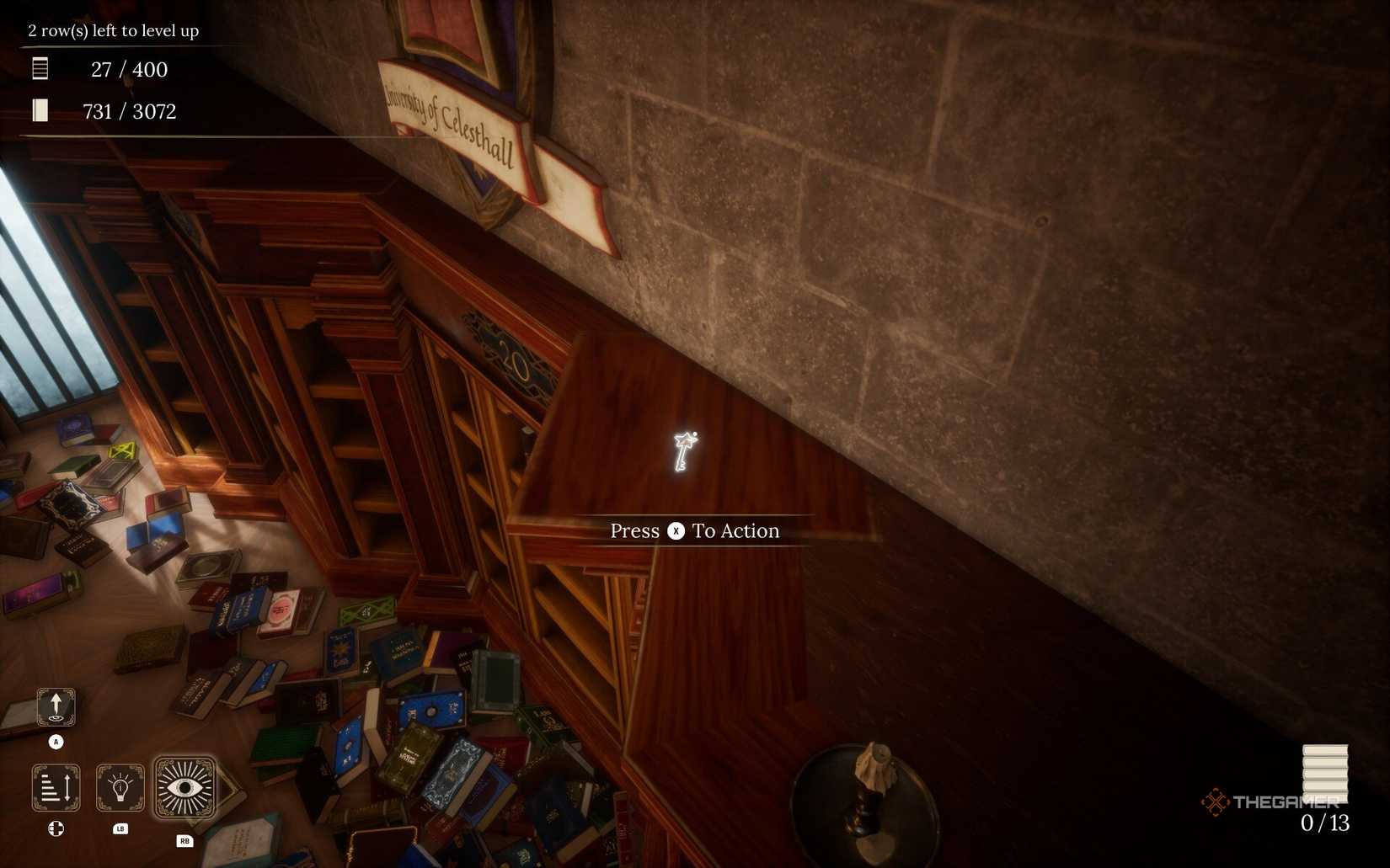 Star Azure Key in Librarian: Organize the Arcane Library.