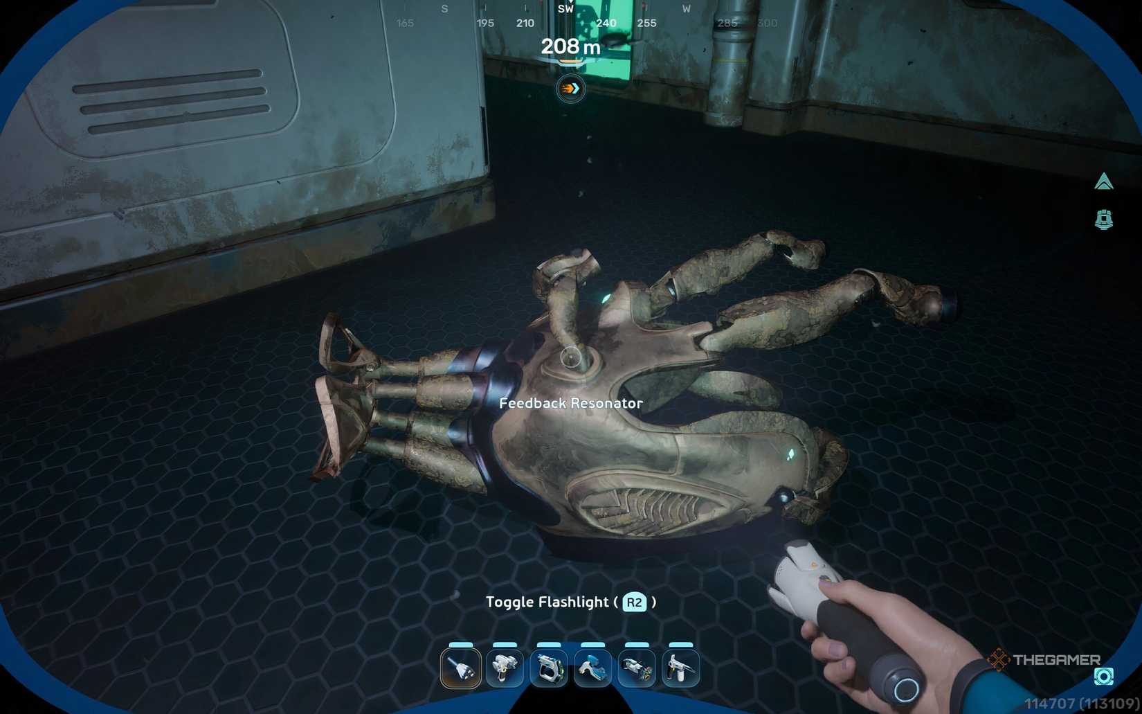 Feedback resonator from Subnautica 2. 