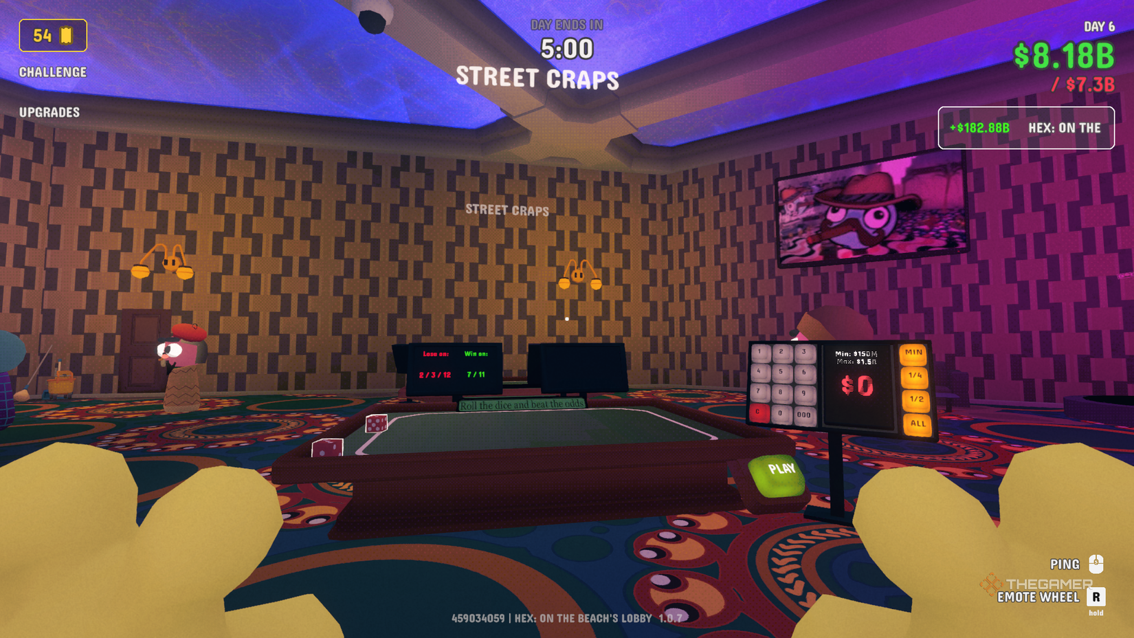 Play Street Craps with your friends.