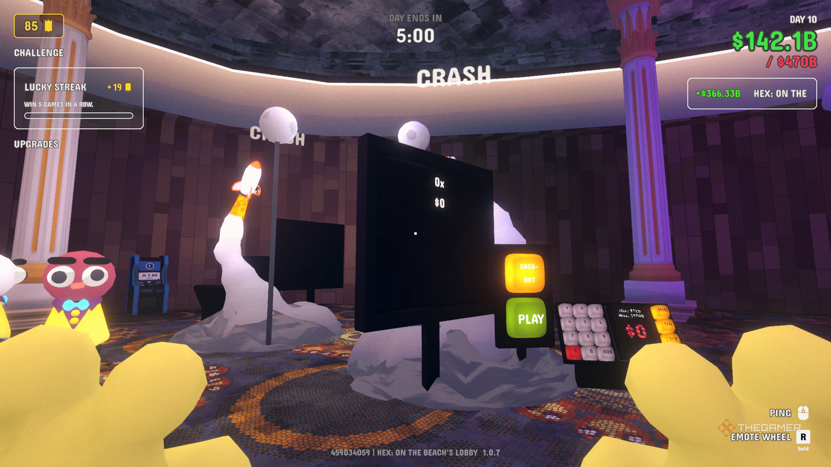 Play with your friends Crash.