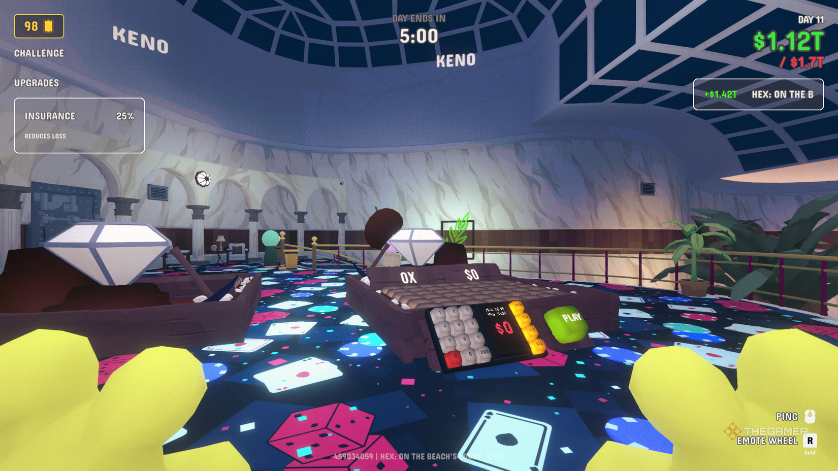Play Keno games with your friends.