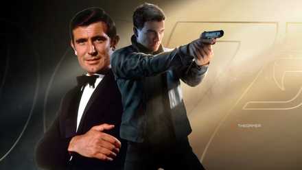 George Lazenby as Bond in 007 key art