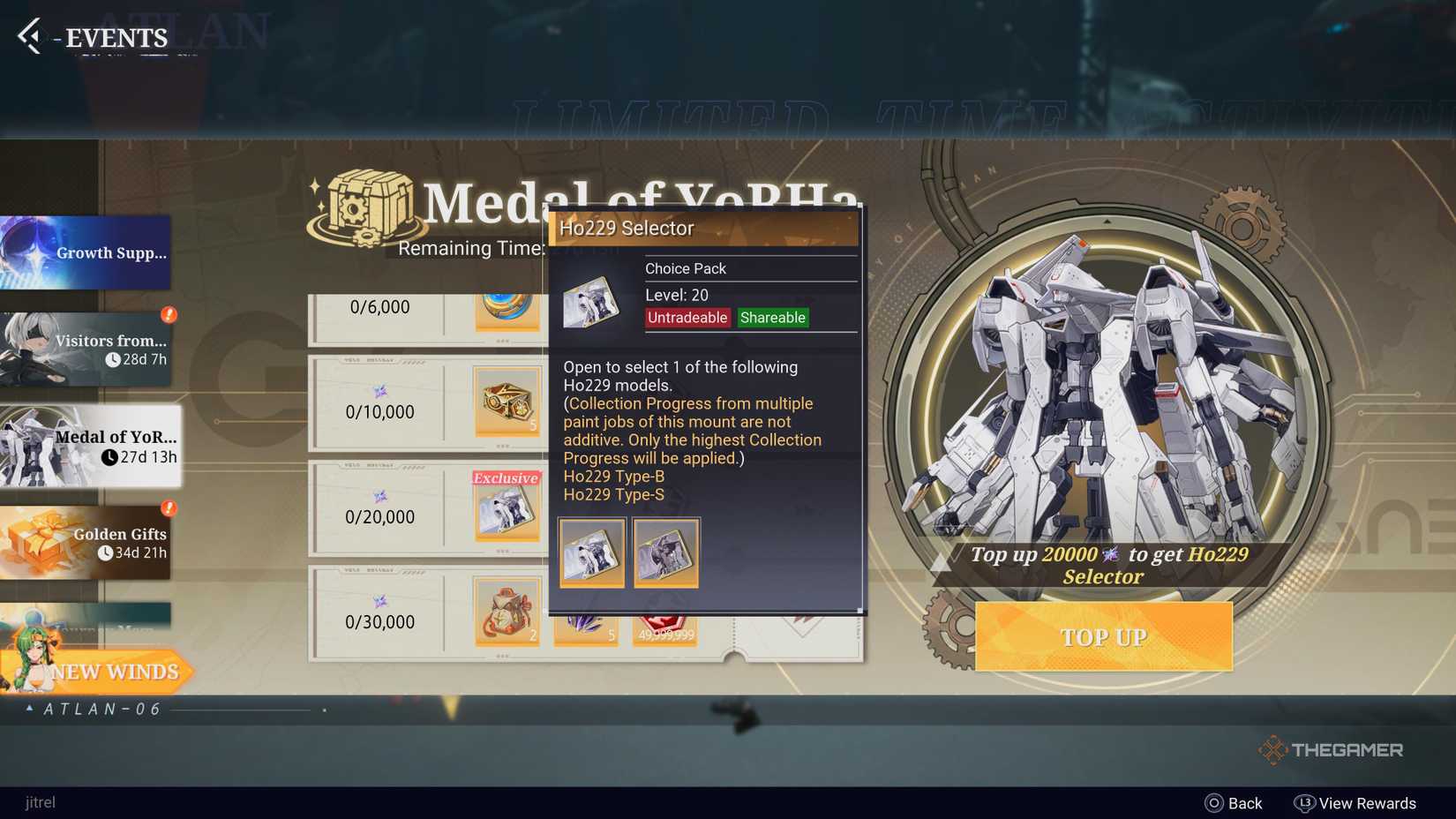 Toutes les récompenses de la collaboration Nier Automata Crystal Of ...