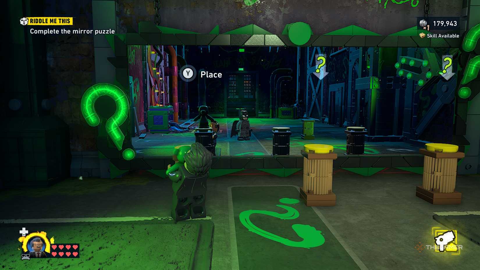 Riddler Room How To Complete All Riddler Puzzle Challenge Rooms In Lego Batman ...