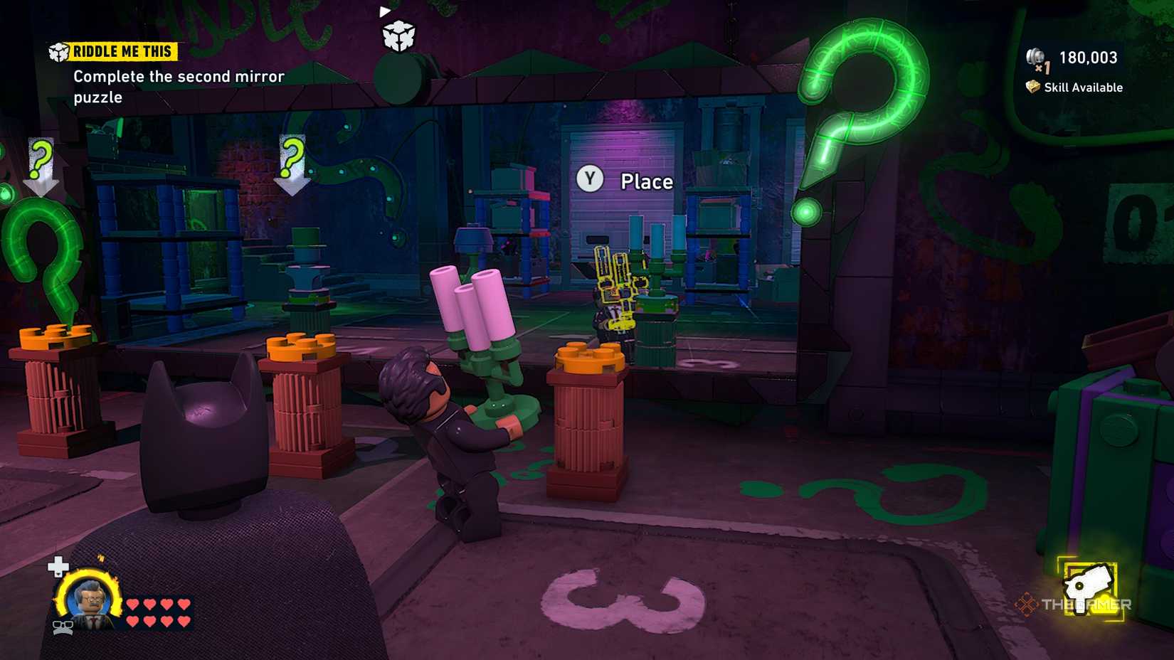 Riddler Room How To Complete All Riddler Puzzle Challenge Rooms In Lego Batman ...