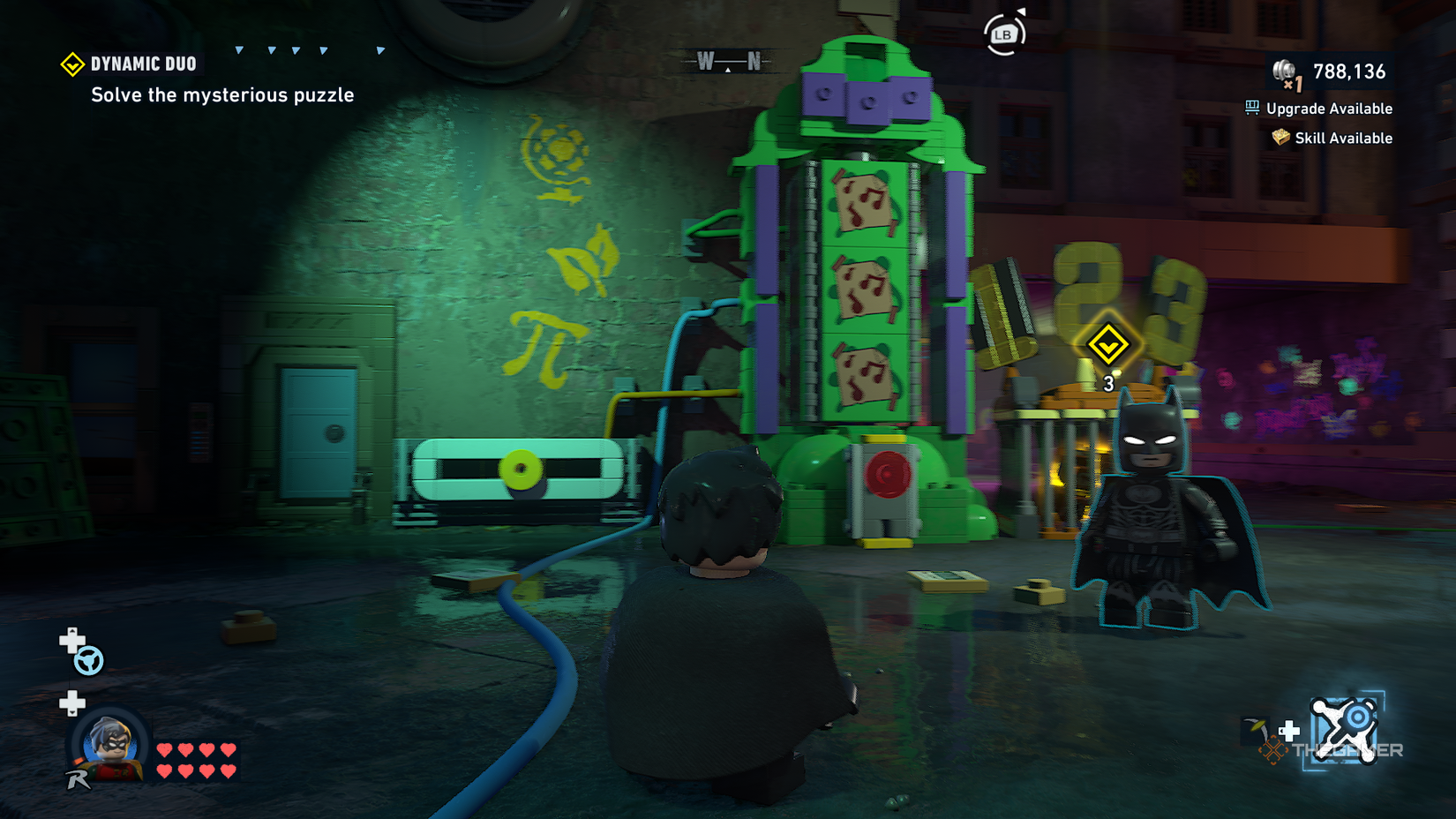 LEGO Batman Legacy of the Dark Knight Cluemaster puzzle.