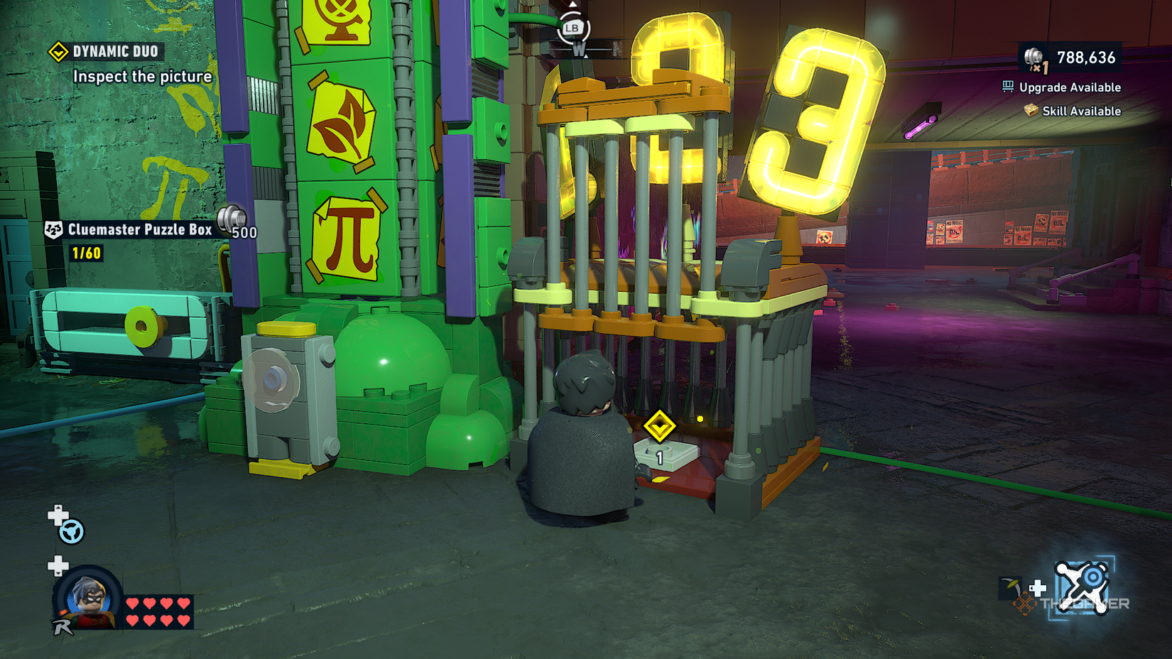LEGO Batman Legacy of the Dark Knight Cluemaster puzzle.