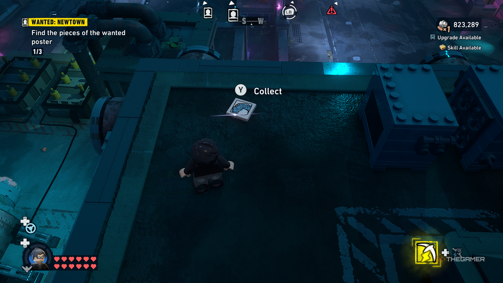 Lego Batman Legacy of the Dark Knight Wanted Poster Clue.