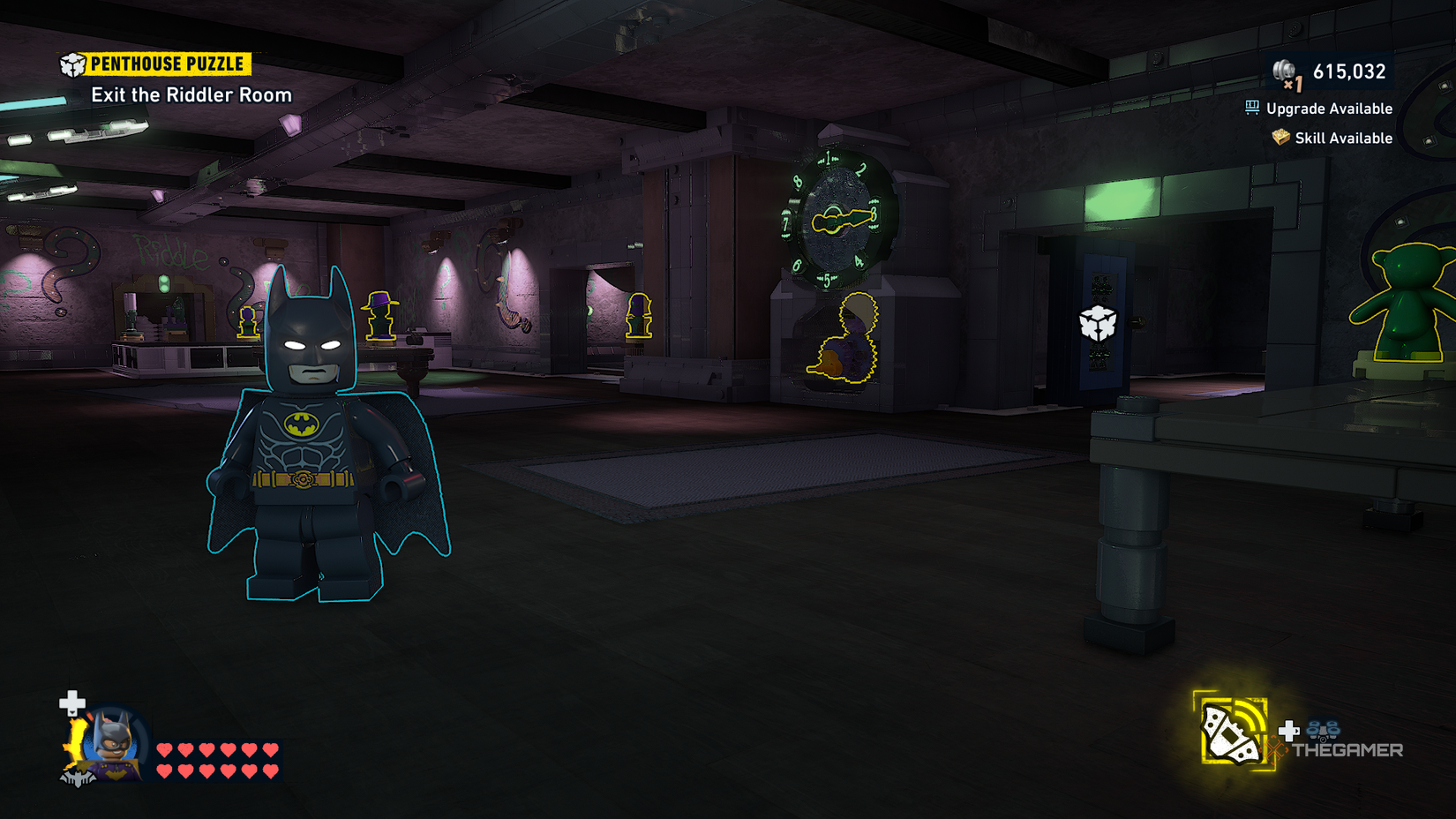How To Complete All Riddler Puzzle Challenge Rooms In Lego Batman ...