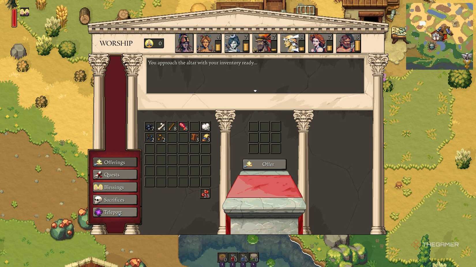 Level two altar with teleport in Romestead.