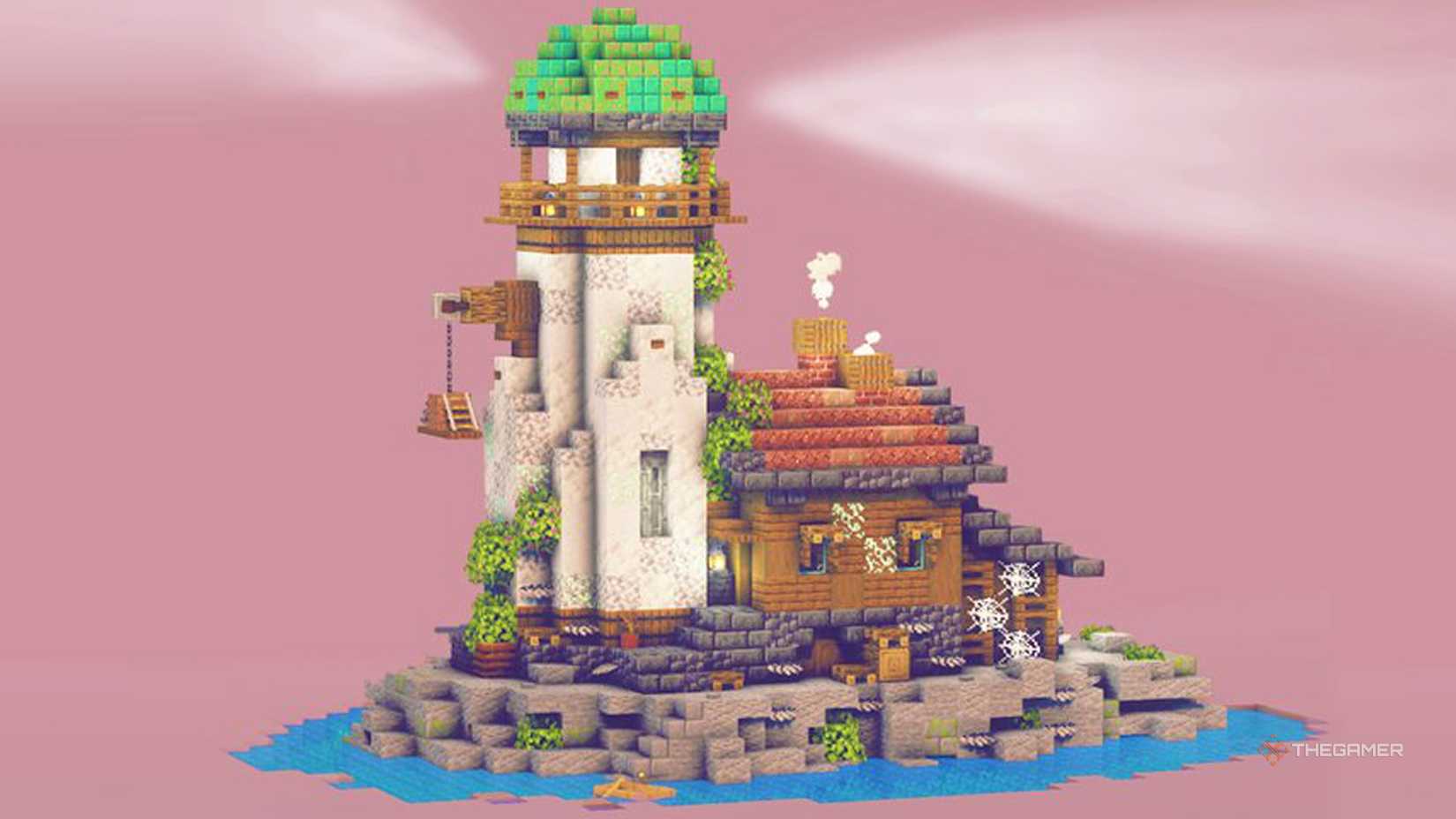 Minecraft SheraNom Lighthouse home.