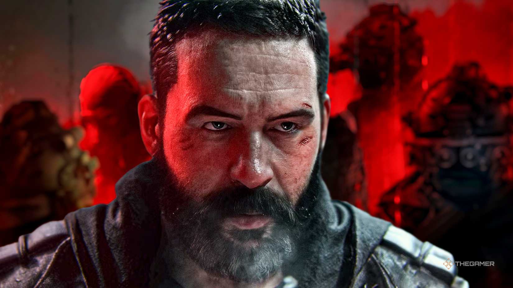 Modern Warfare 4 character in front of Modern Warfare 3 key art.