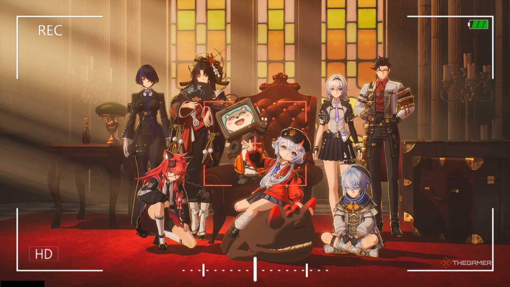 A team photo of all members of the Ebon Antique Shop at Neverness to Forever.