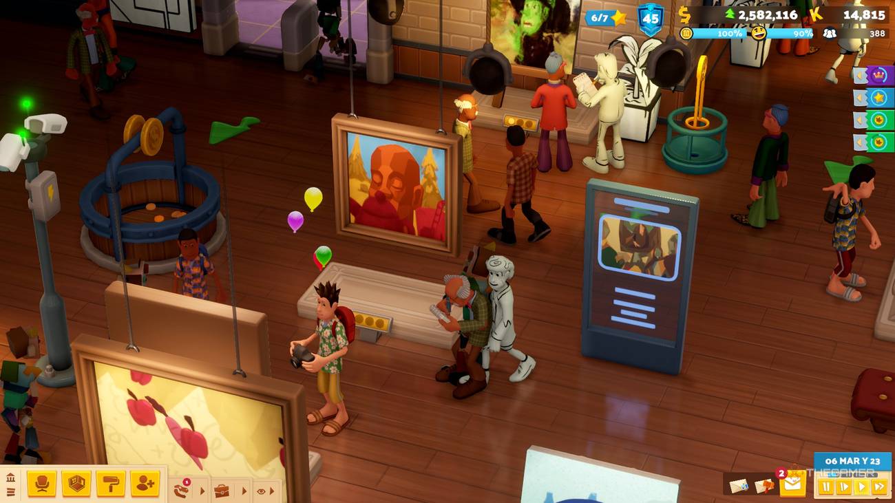 Two Point Museum: Arty-Facts DLC Review & Interview - A Brushstroke Of ...