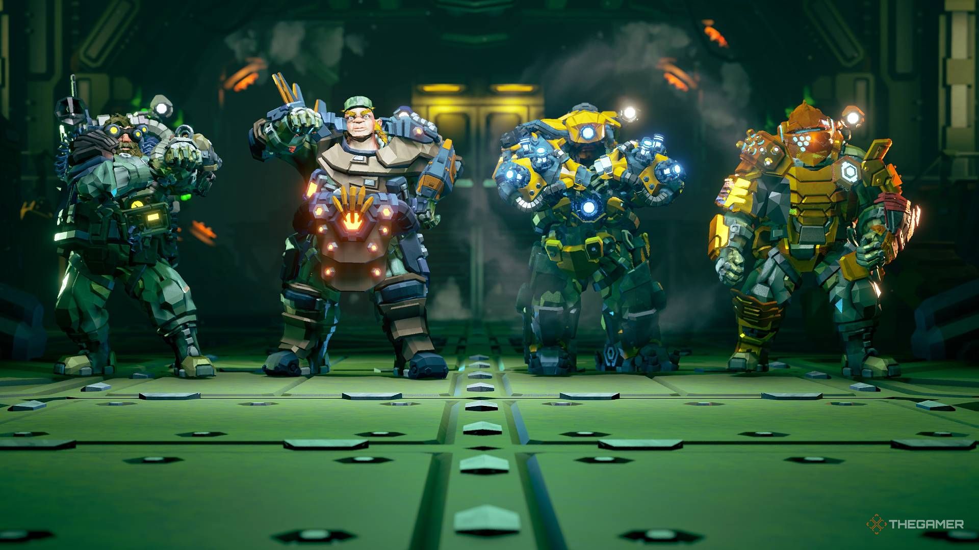 Reclaimers in Deep Rock Galactic Rogue Core.