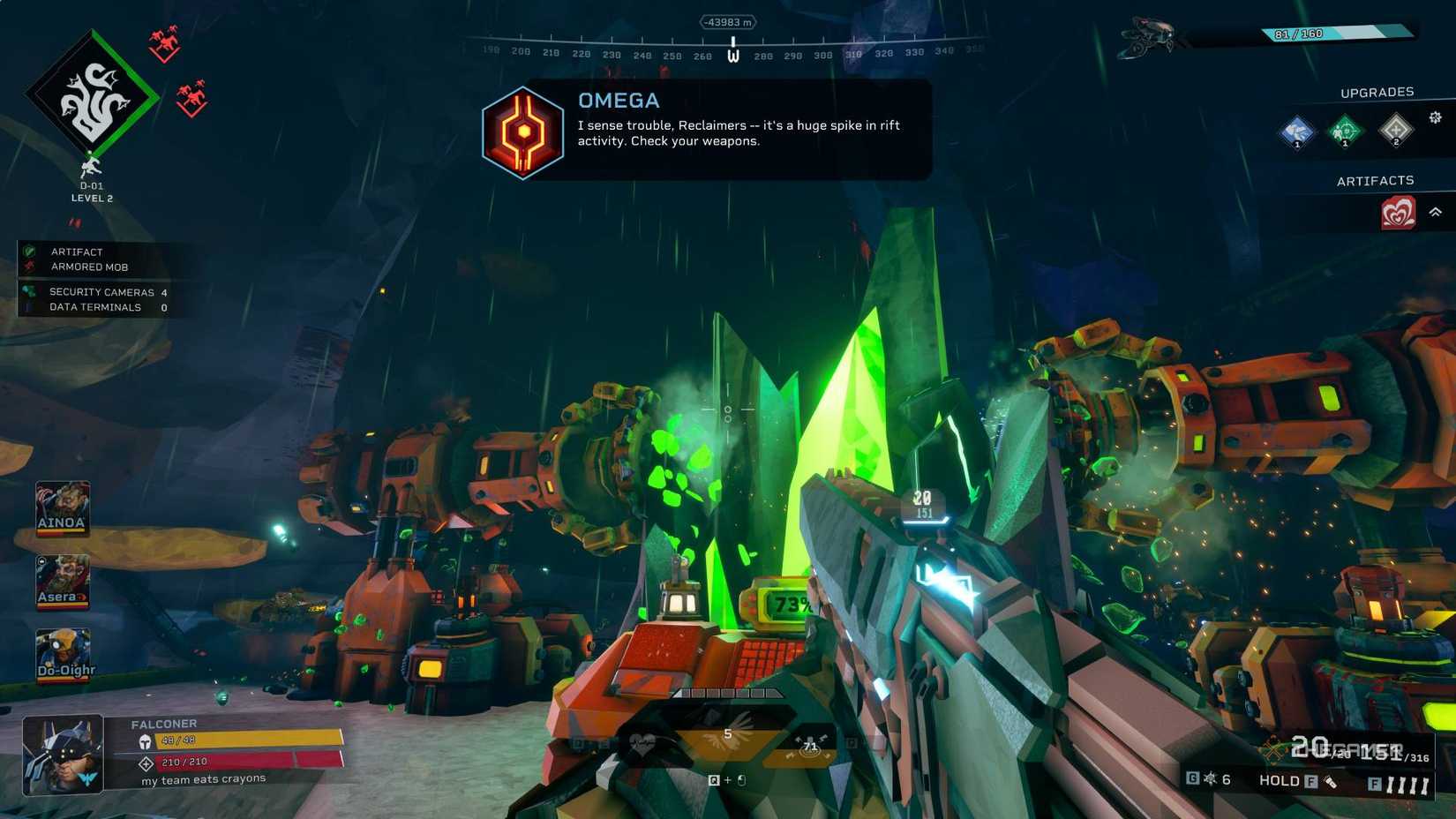 A swarm of rogue cores is incoming.
