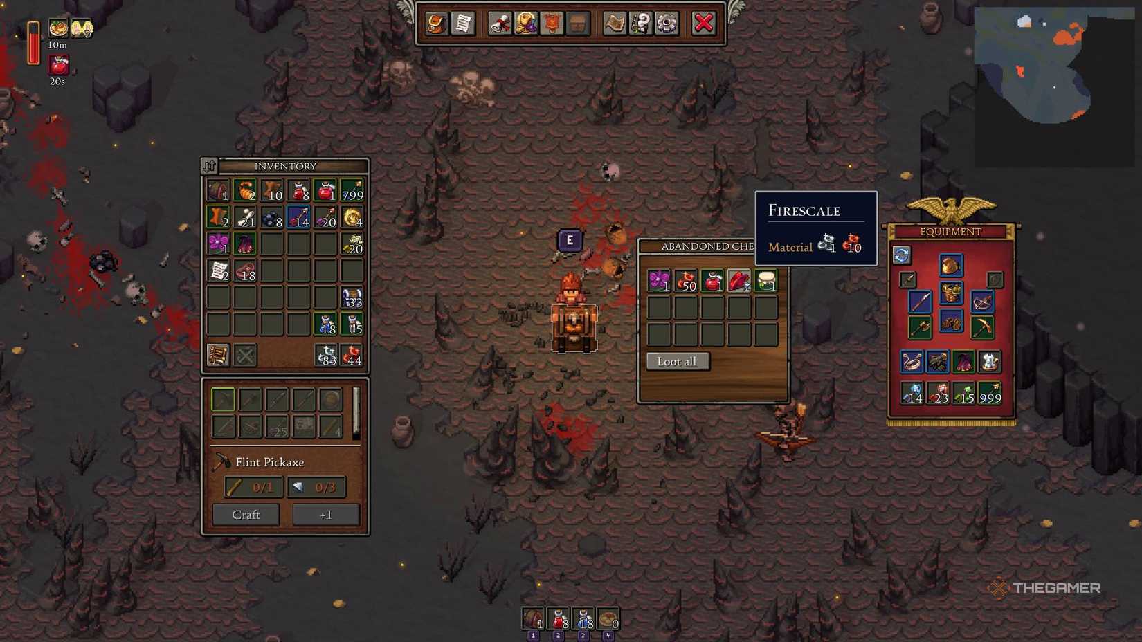 Romestead abandoned chest.