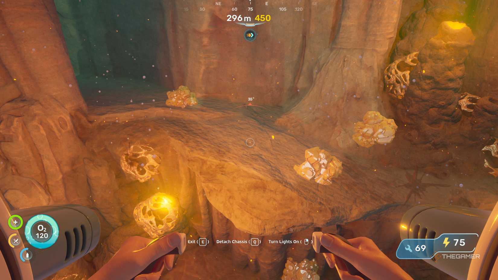 Subnautica 2 Four large sulfur farms.