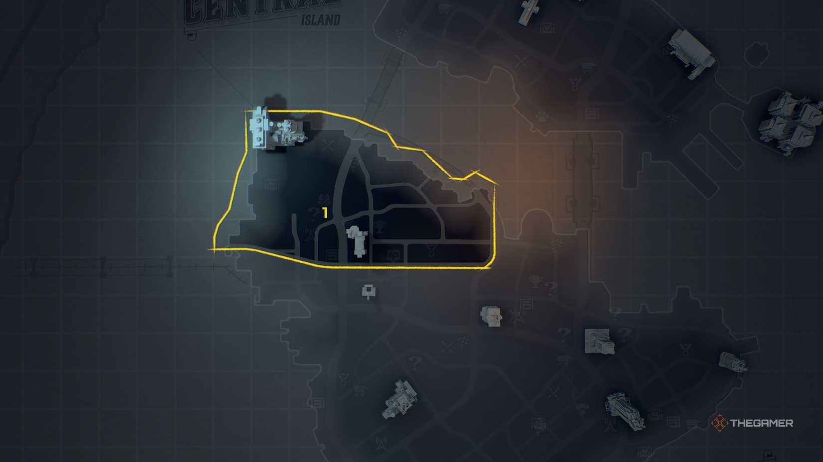 Cauldron North - Ace Chemicals map with numbered bat symbols.