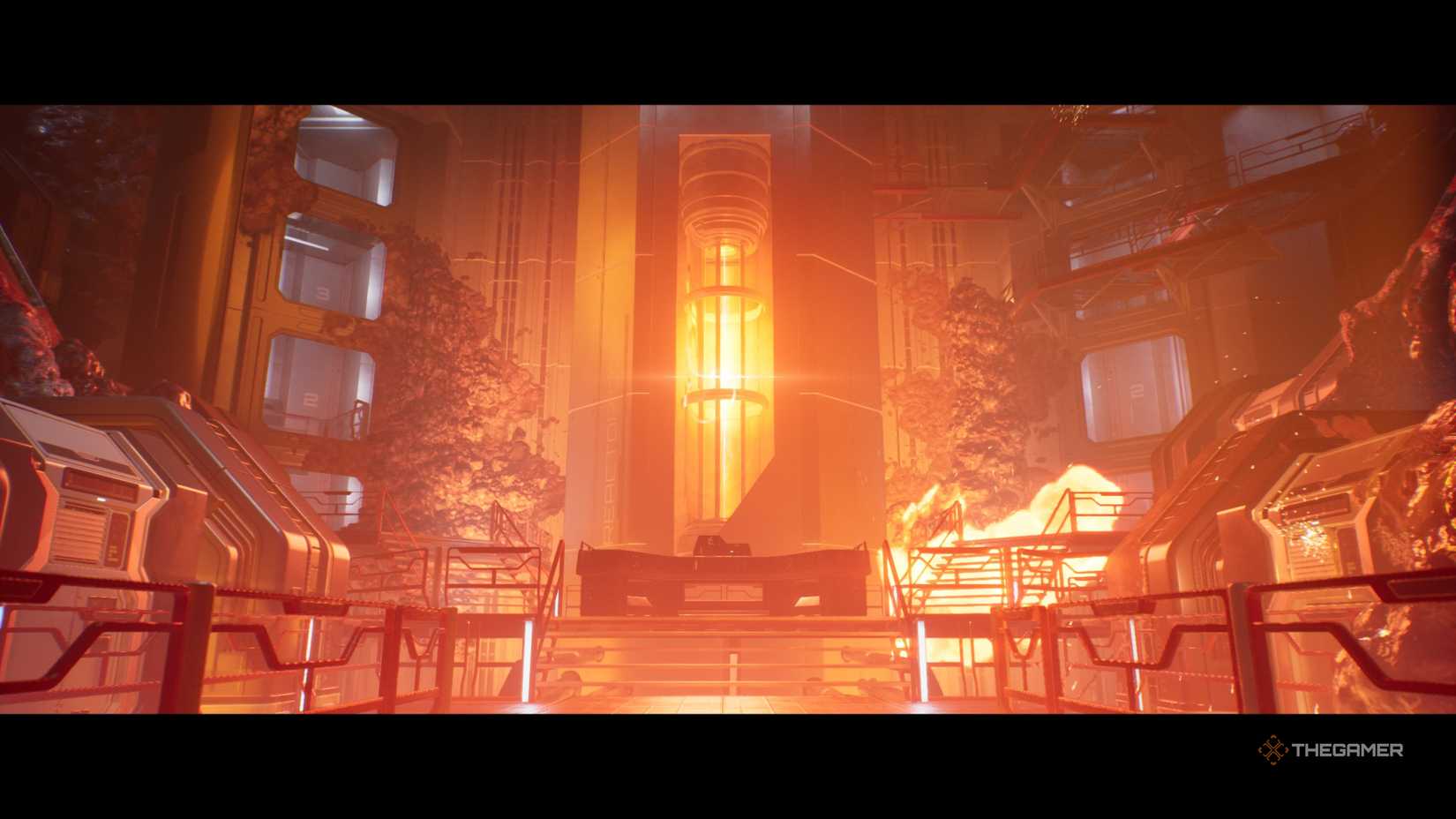The reactor of the ship in Episode 8 of Directive 8020.