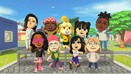 Tomodachi Life Islanders with Isabelle from Animal Crossing