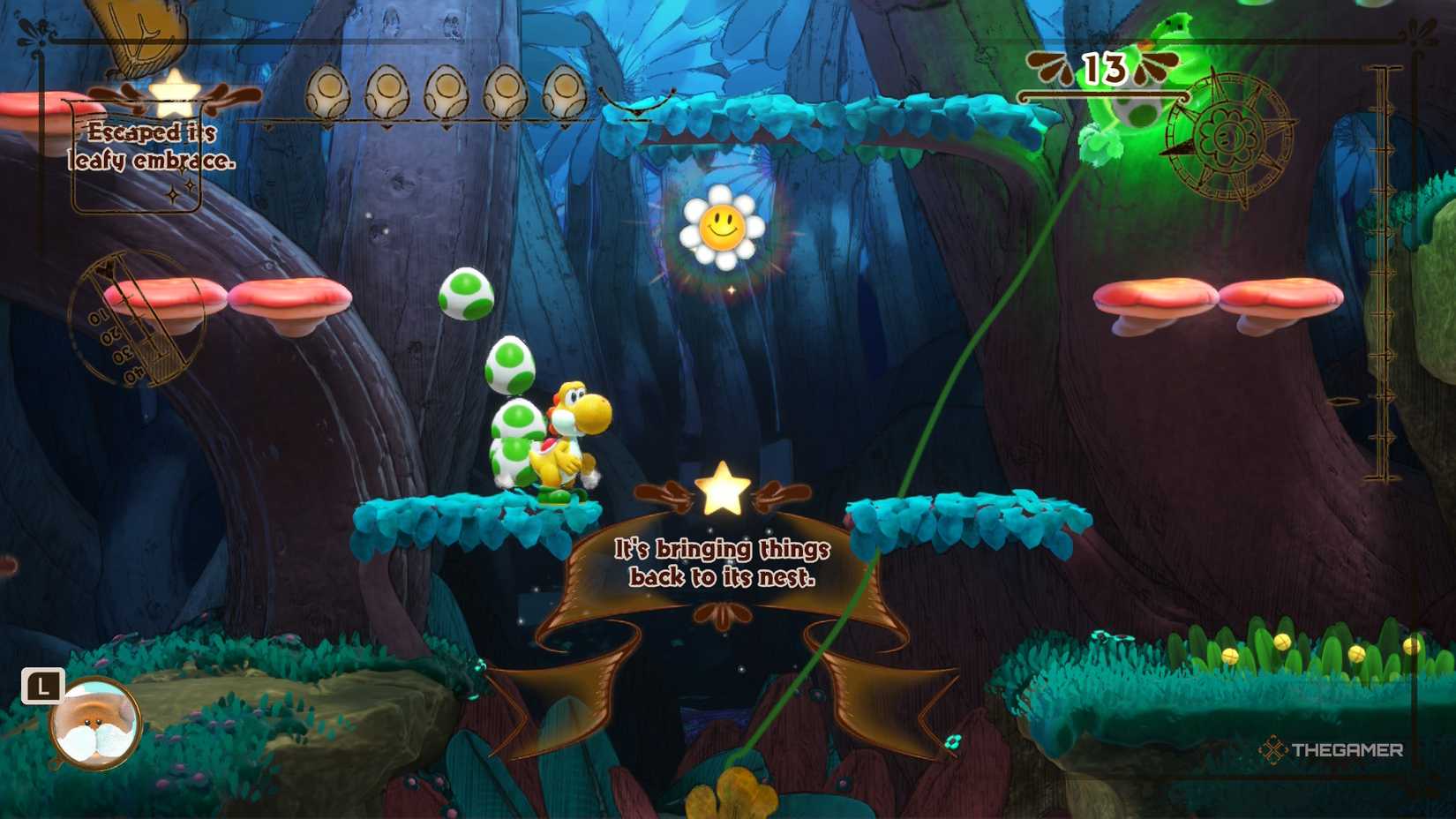 Yoshi and the Mysterious Book Weed Smiling Flower #1