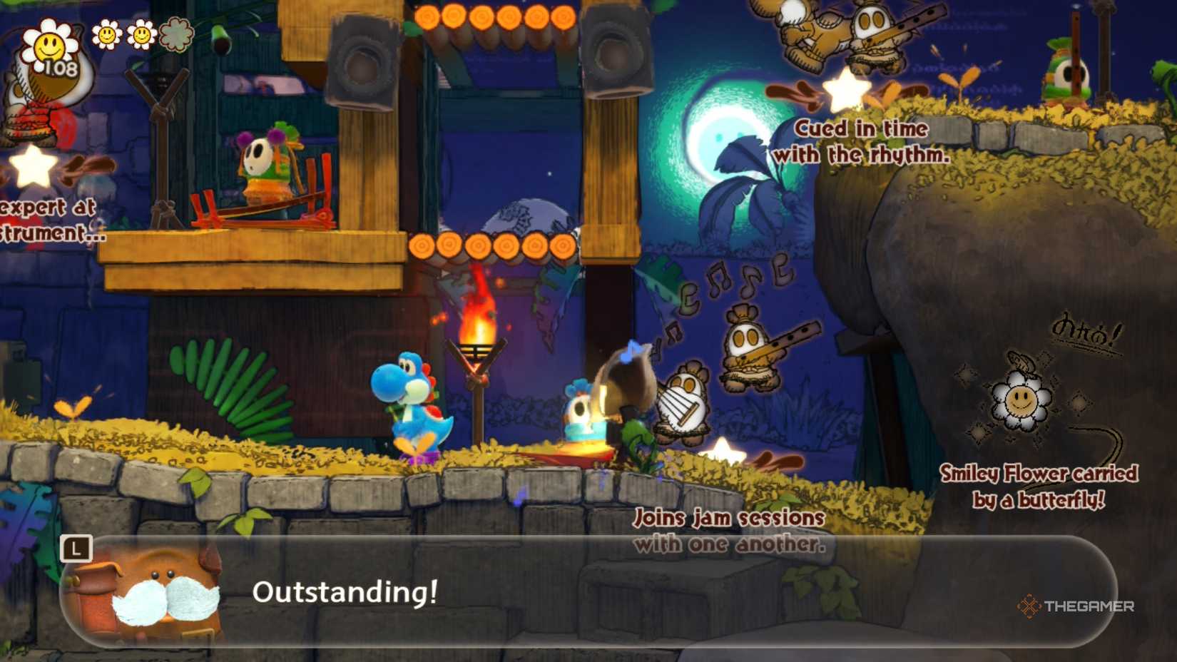 Yoshi and the Mystery Book Jam Guy Smiley Flower #1