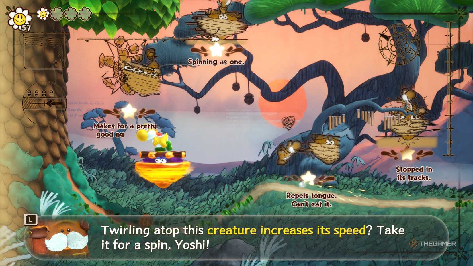 Yoshi and the Mysterious Book Spincon Smiling Flower #1