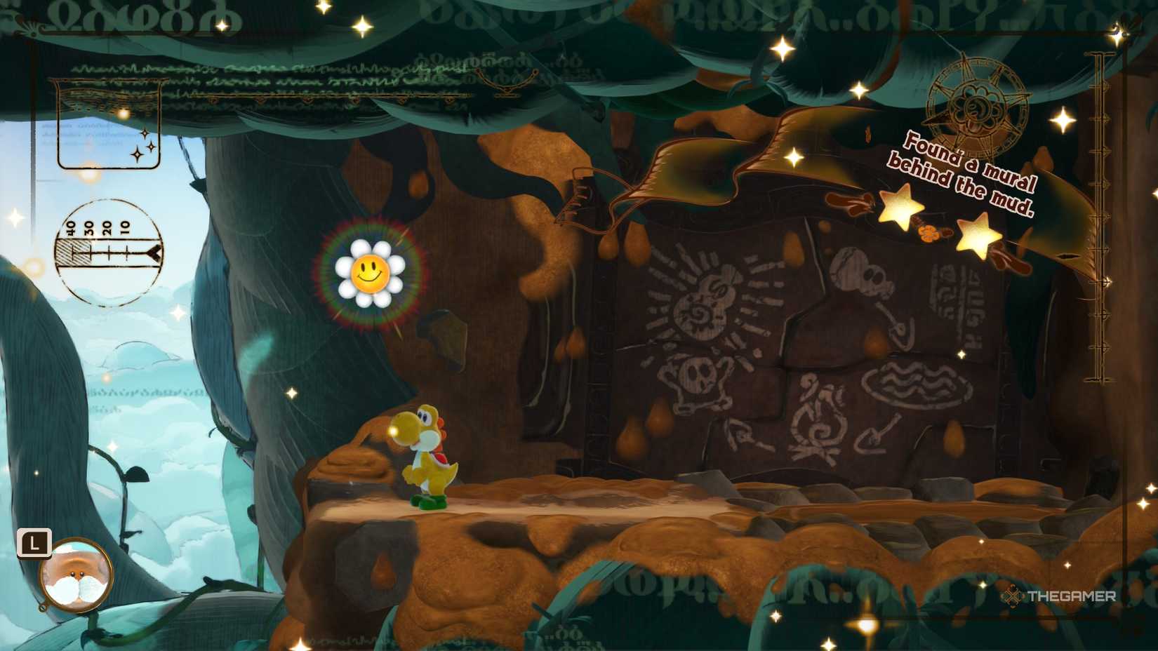 Yoshi and the Mysterious Book Wash Squash Smiley Flower #2
