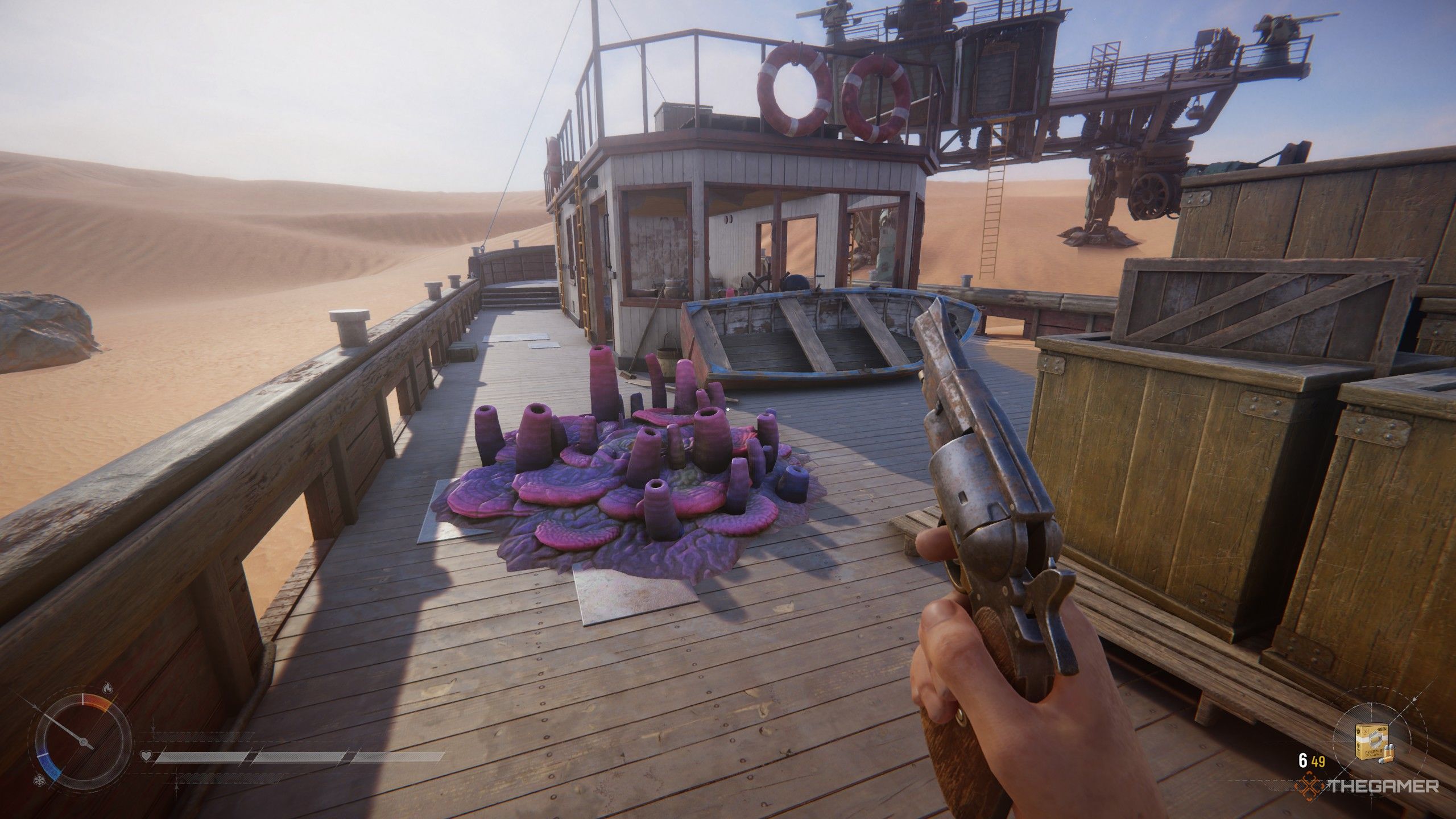 Player farming Weird Coral and Coral Chunks in Sand: Raiders of Sophie.