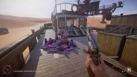 Player farming Weird Coral and Coral Chunks in Sand: Raiders of Sophie.