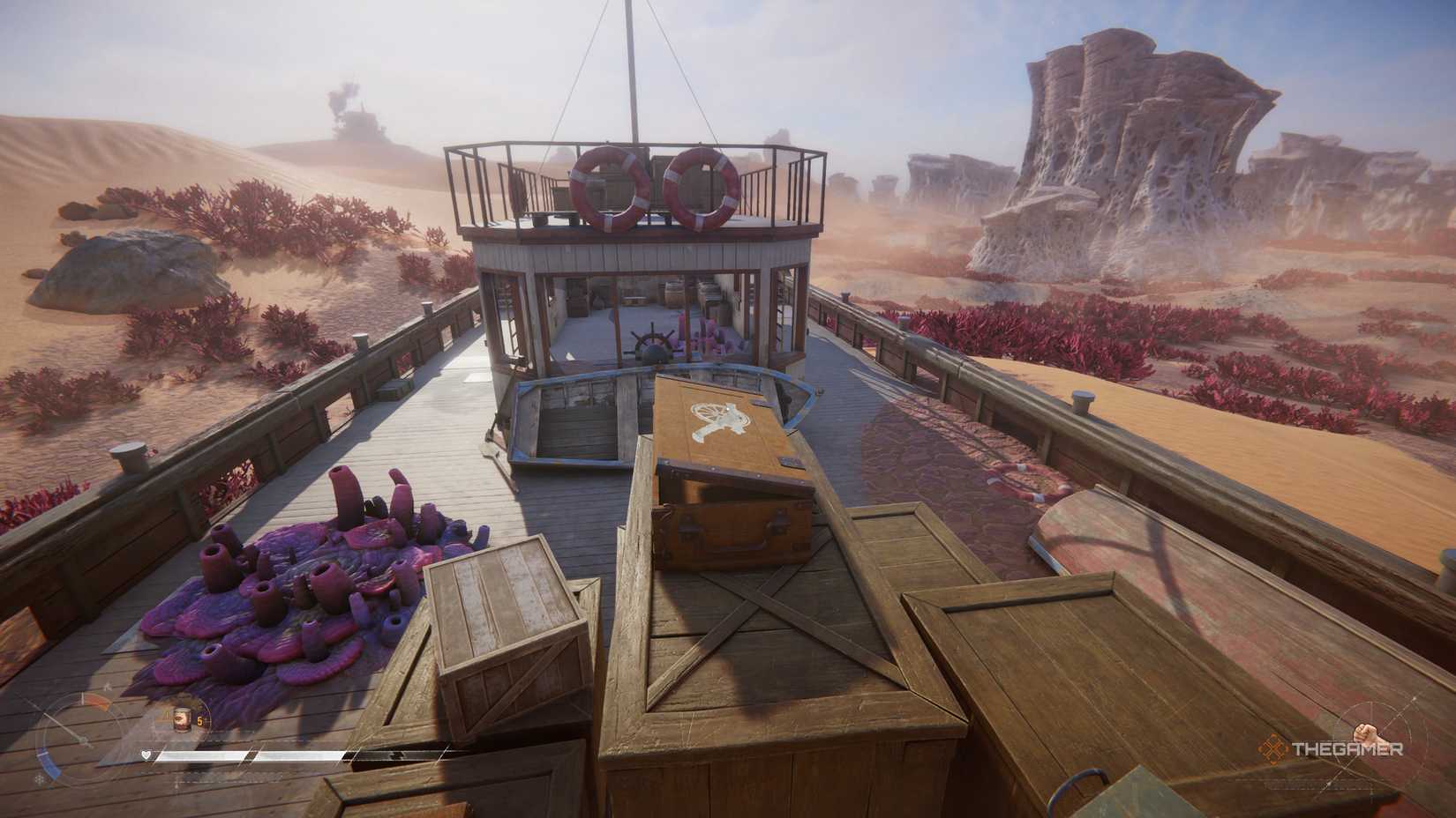 A player who manages scraps of fibers and fabrics in Sand: Raiders of Sophie.