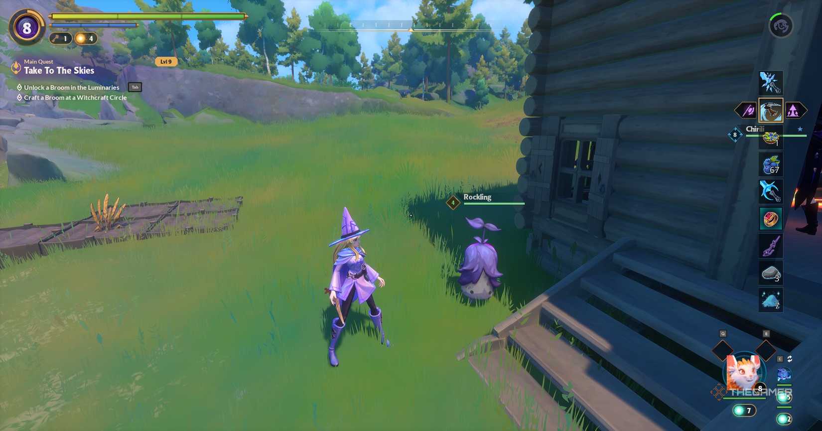 At home, I have my farm in Witchspire.