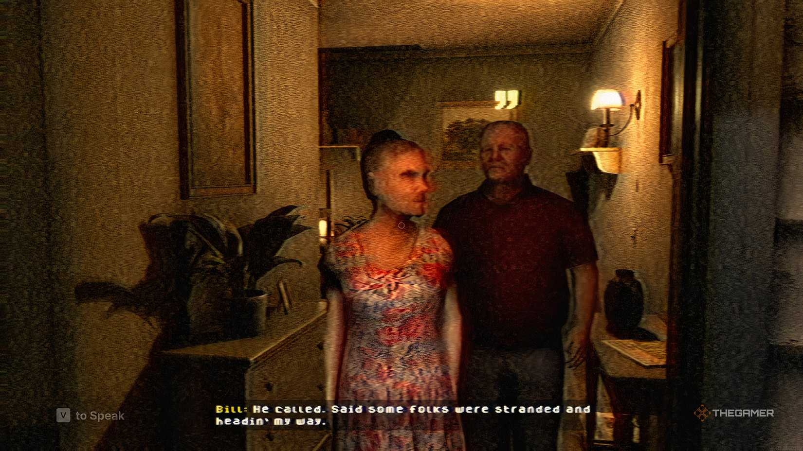 Bill and Charlotte in Fears To Fathom Scratch Creek.