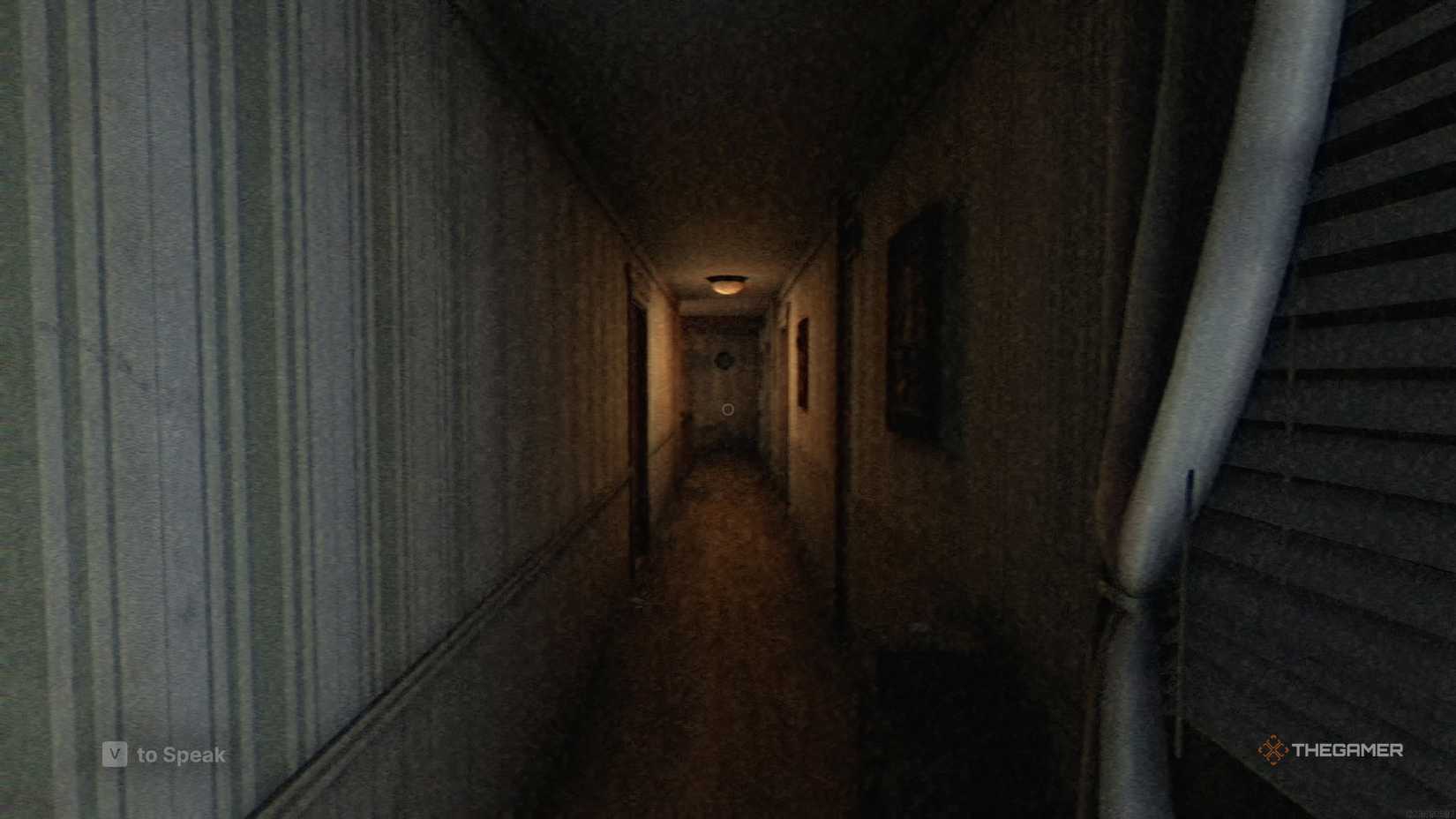The hallway at Miss Julias in Fears To Fathom Scratch Creek.